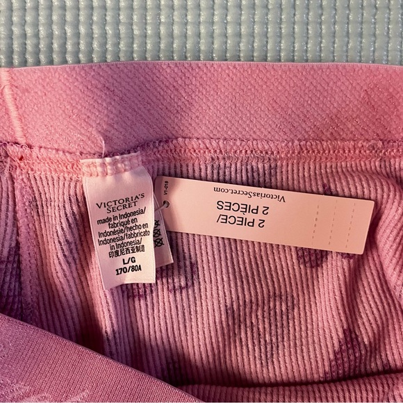 Victoria’s Secret Heart Pajama Set Size large - Picture 13 of 16